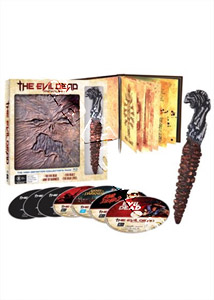 The Evil Dead Anthology - 4 Films (Book of the Dead & Kandarian Replica Prop) - 6-Disc Box Set (Blu-Ray)